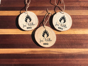 JPB logo wooden christmas ornament